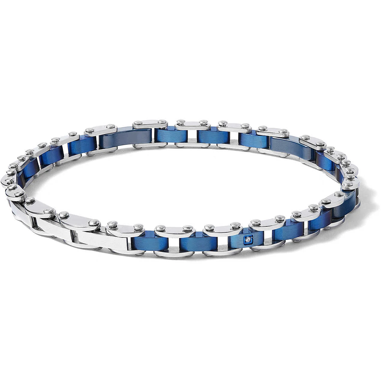 Bracciale Uomo Blu Comete Gioielli Suits UBR 1077